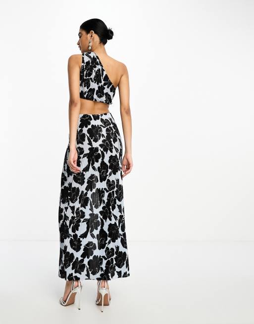 Two piece floral hot sale maxi dress