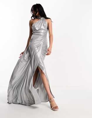 Silver lame clearance dress