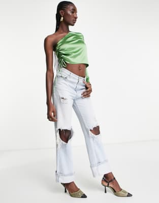 one shoulder top asos