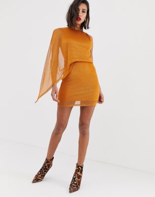 asos copper dress