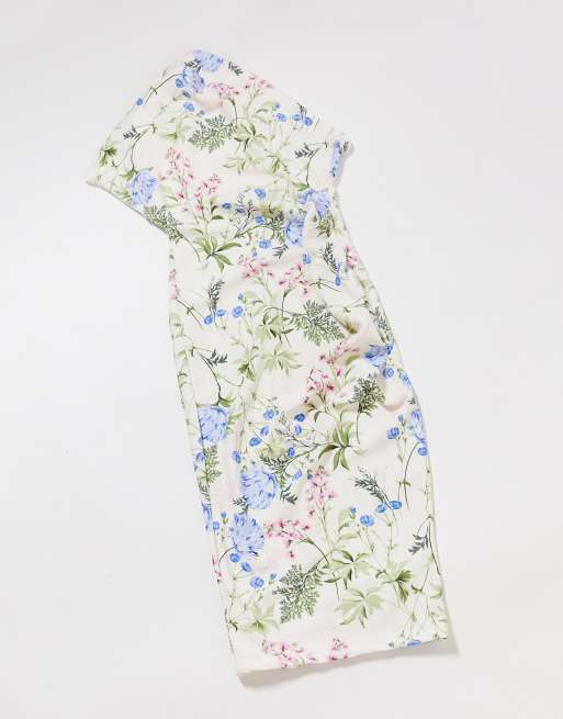 Asos one clearance shoulder floral dress