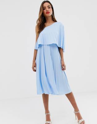 asos design one shoulder dress