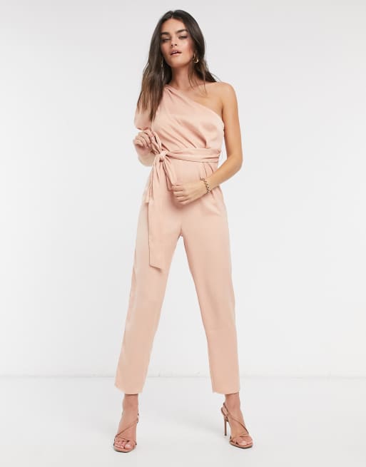 One shoulder cheap jumpsuit asos