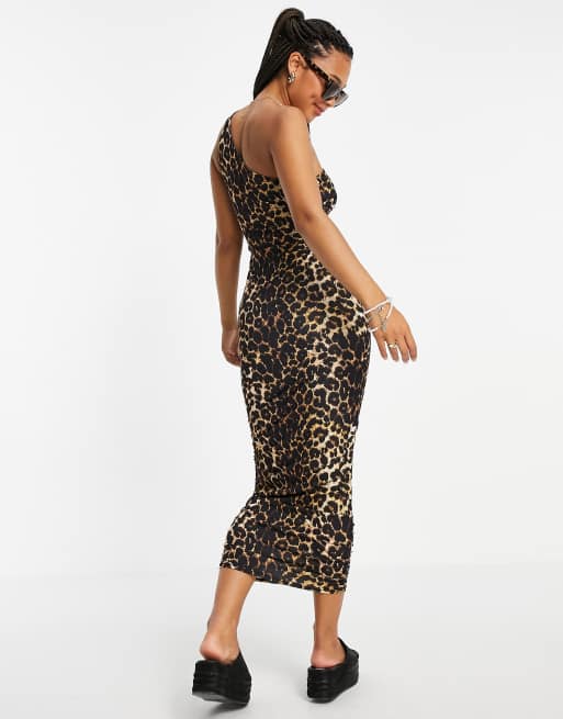 Asos animal print midi dress on sale