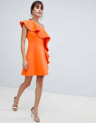 orange dress asos