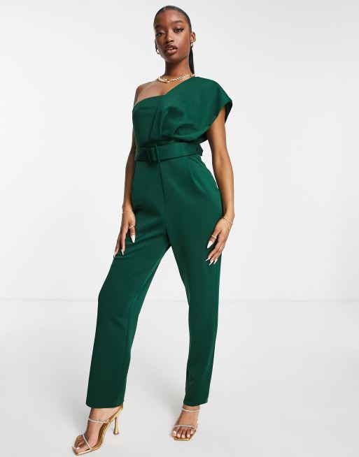 One shoulder cheap jumpsuit asos