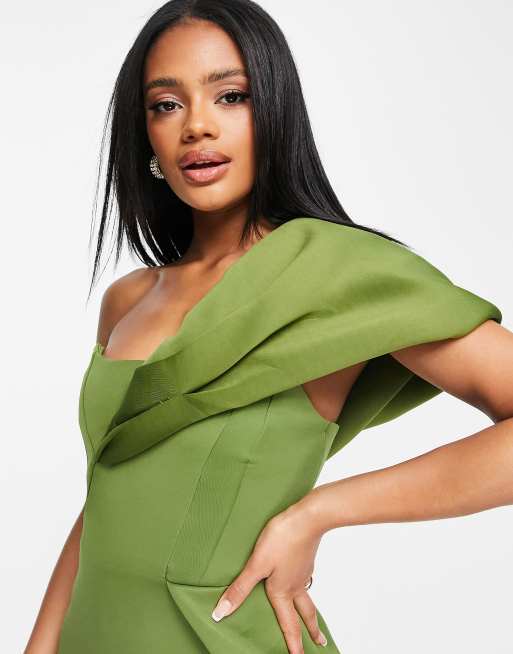 asos design seamed midi dress ASOS DESIGN seamed midi dress with godets in mixed stripe