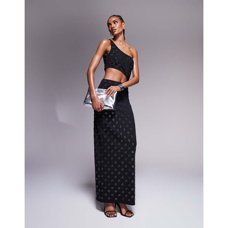 Avery g embellished column gown online