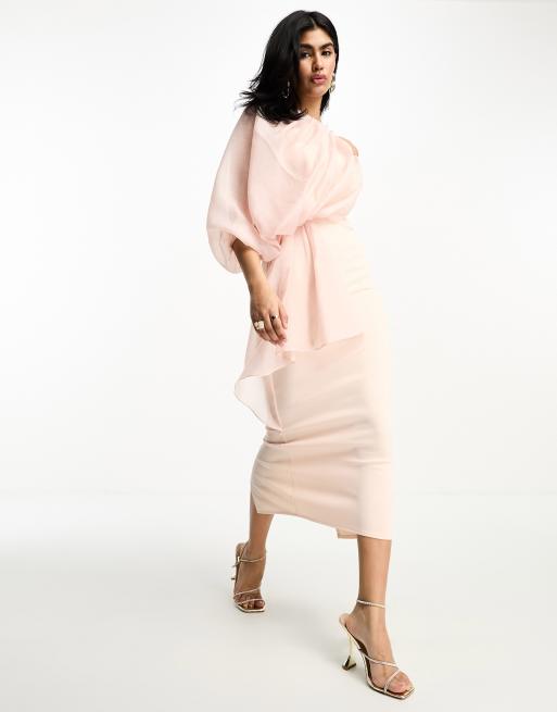 Asos blush pink outlet dress