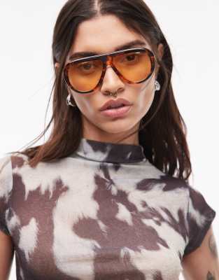 ASOS DESIGN ONION MESH PRINTED ANIMAL TEE WITH GROWN-ON NECK 