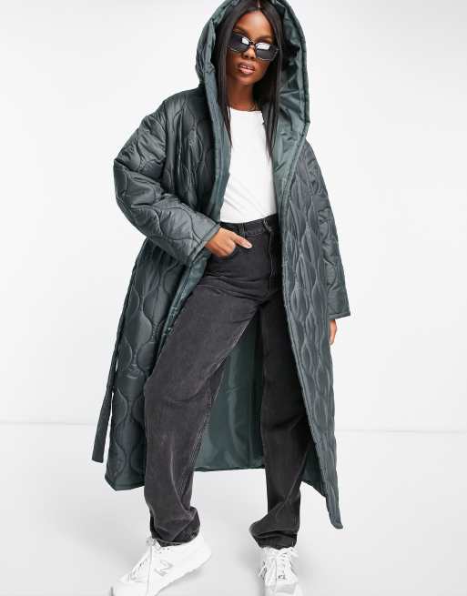 Asos hooded outlet coat