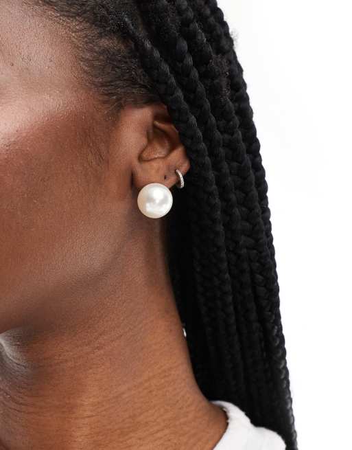 ASOS DESIGN - Oorbellen met imitatieparels