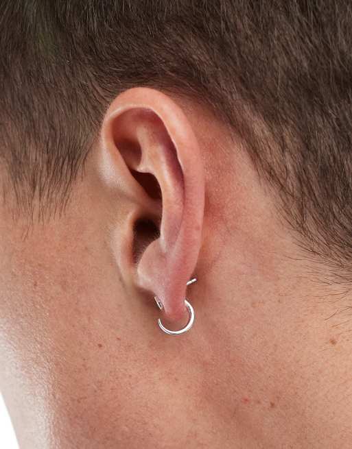 ASOS DESIGN - Oorbellen van sterling zilver met kristal in zilver, 2 van 4