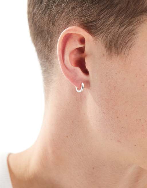 ASOS DESIGN - Oorringen van 9 mm verzilverd met echt zilver, 4 van 4