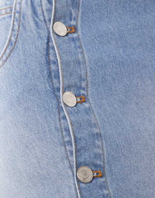 ASOS DESIGN – Ołówkowa spódnica jeansowa z niskim stanem, 3 z 5
