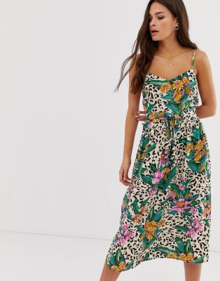 asos tropical dress