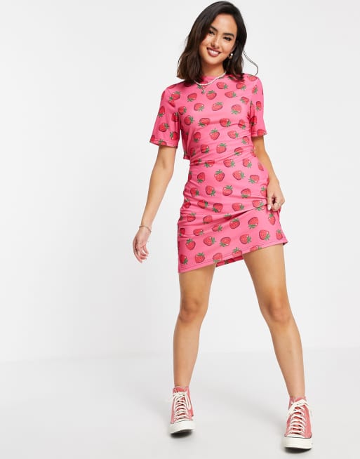 Asos strawberry outlet dress