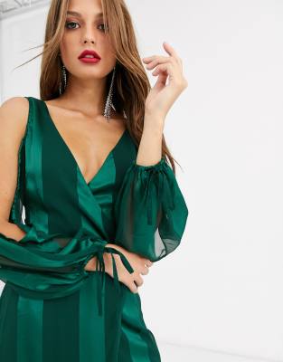 open sleeve dress