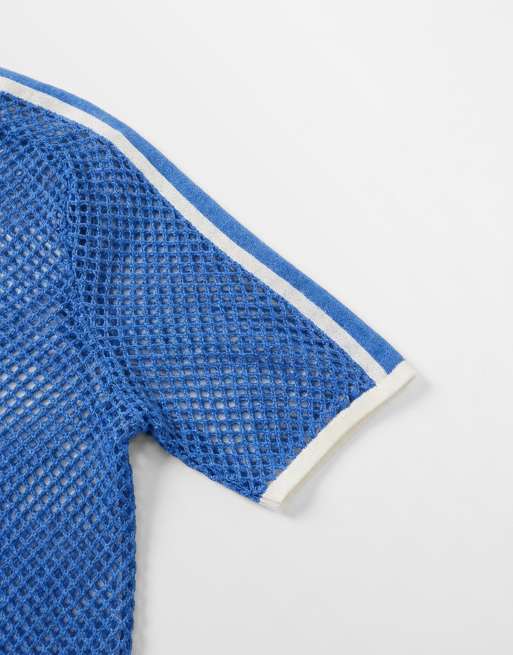ASOS DESIGN open weave knit t-shirt, 8 of 8