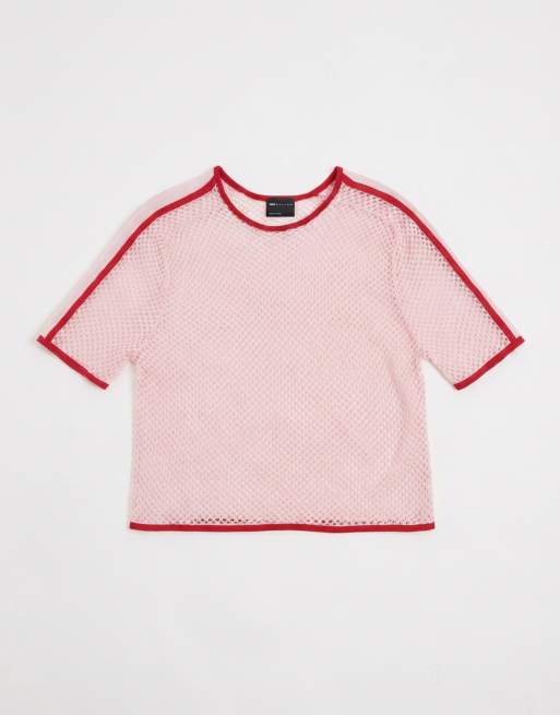 ASOS DESIGN open weave knit t-shirt, 5 of 8