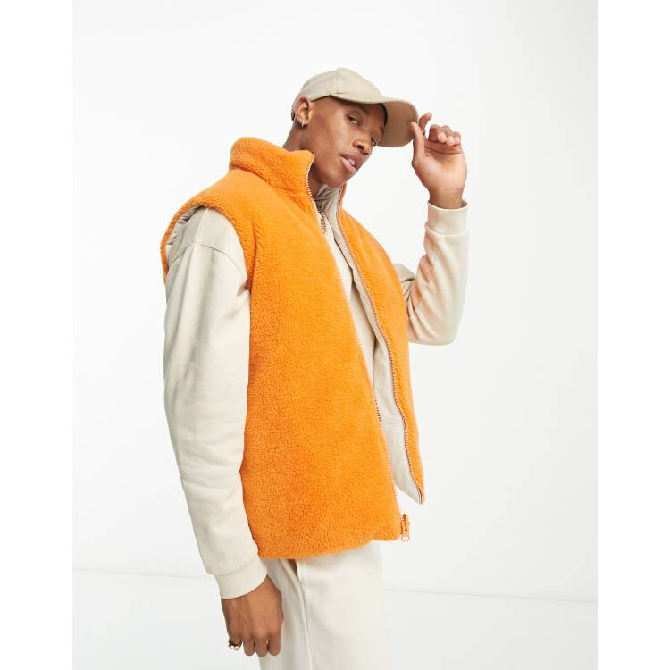 Orange hot sale puffer vest