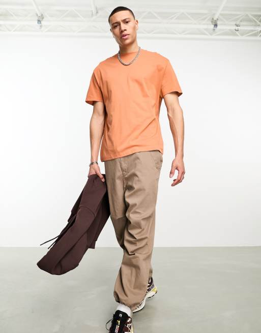 ASOS DESIGN – Orange, avslappnad t-shirt med cowboy-tryck framtill, 4 av 4