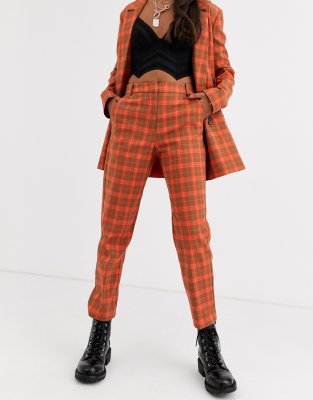 asos mens tartan trousers