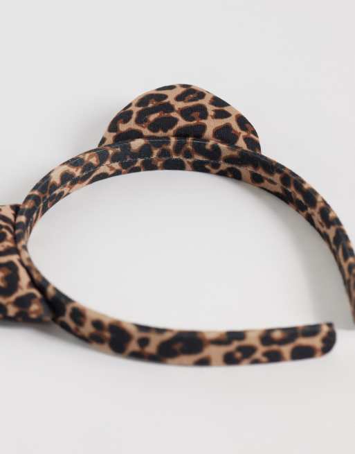 ASOS DESIGN orecchie da gatto leopardate Halloween, 3 di 3