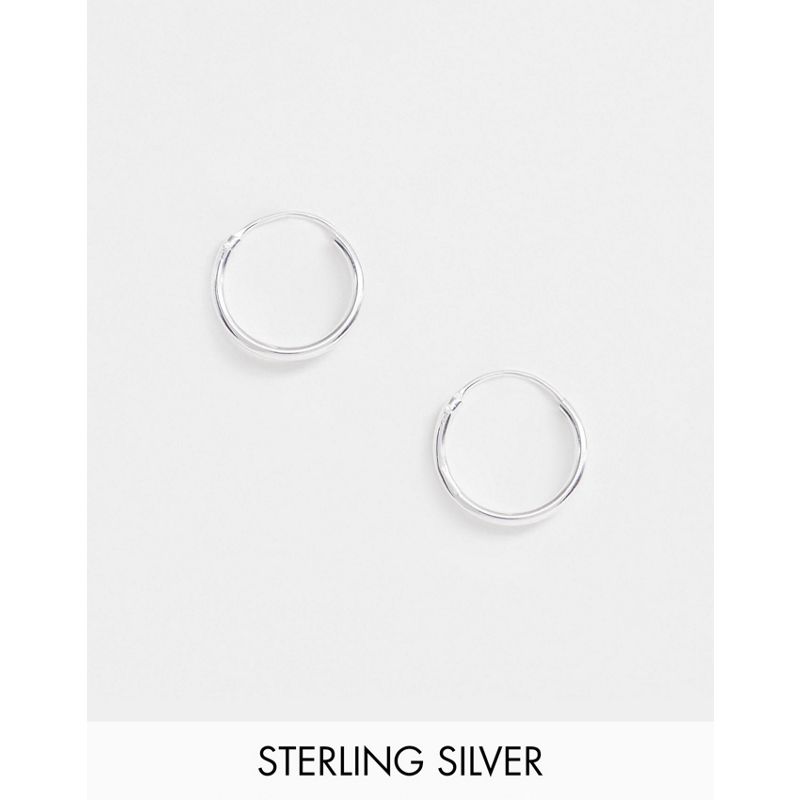 DESIGN - Orecchini a cerchio da 12mm in argento sterling