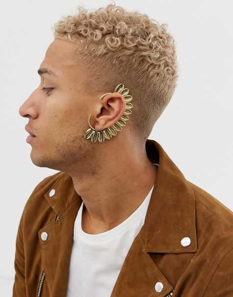 Orecchini A Clip Unisex – Sfera Geometrica Laminata – Finti Piercing Per Uomo E Donna – Regalo Compleanno
