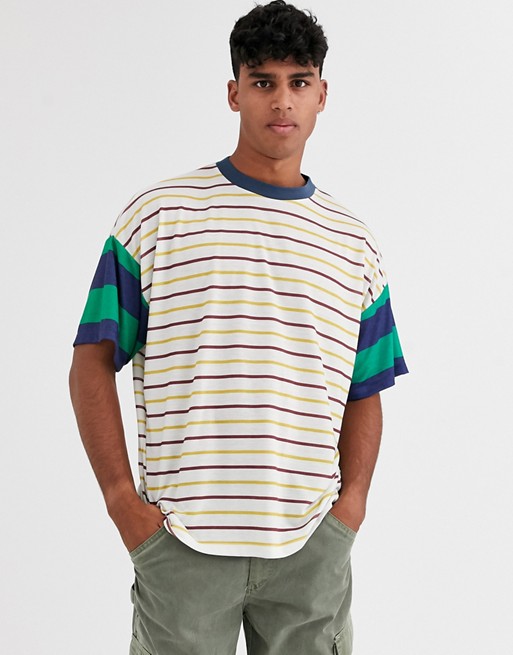 ASOS DESIGN oversized stripe t-shirt