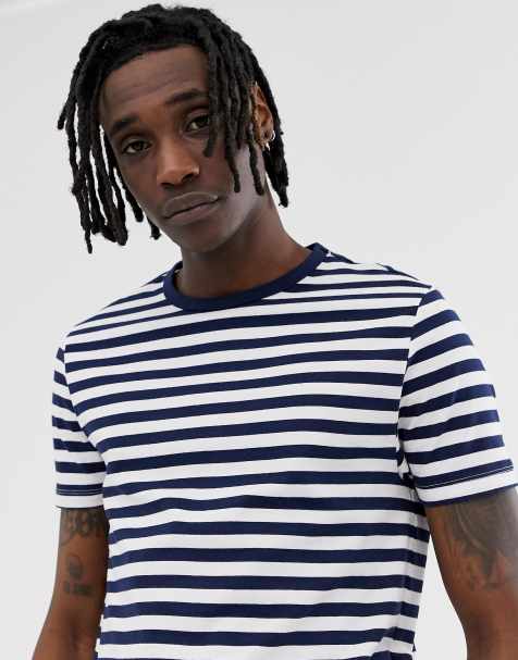 Men S Striped T Shirts Long Sleeve T Shirts Tops Asos