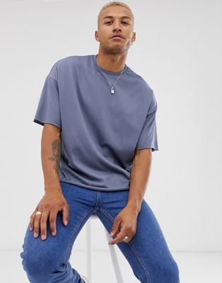 ASOS DESIGN organic heavyweight oversized fit t-shirt with crew neck ...