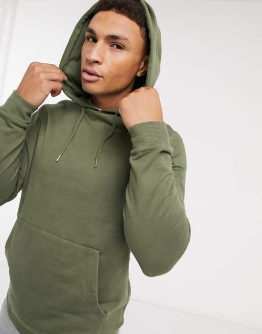 ASOS DESIGN organic hoodie in green ASOS