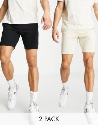 Jersey hot sale skinny shorts