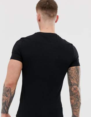 asos black t shirt mens