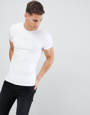 ASOS DESIGN organic muscle fit crew 