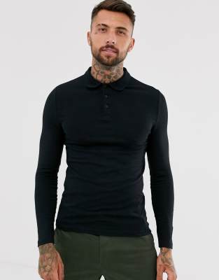 asos muscle fit long sleeve