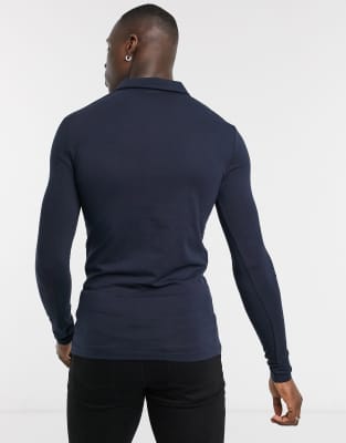 asos muscle fit long sleeve