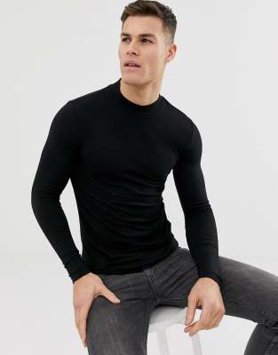 asos muscle fit long sleeve