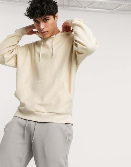 Asos beige hoodie hot sale