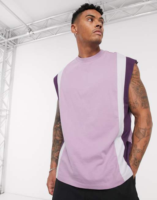 oversized sleeveless t shirt