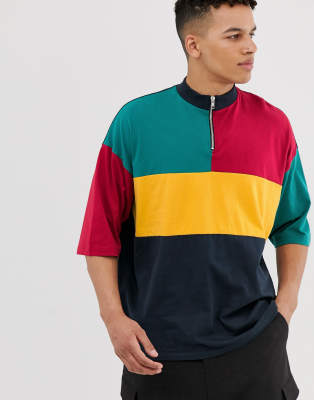 Primary color block shirt Clearance
