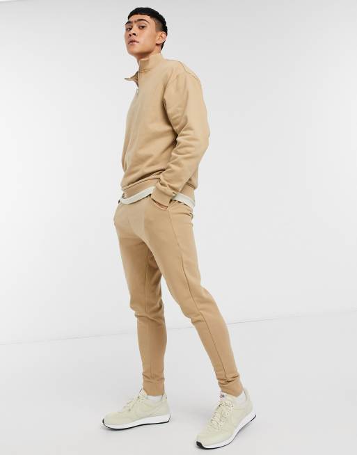 ASOS DESIGN organic tracksuit with oversized hoodie & oversized