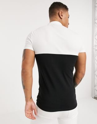 black polo shirt asos