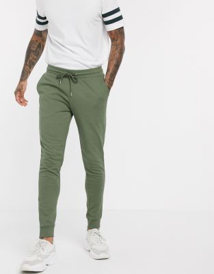 skinny khaki joggers