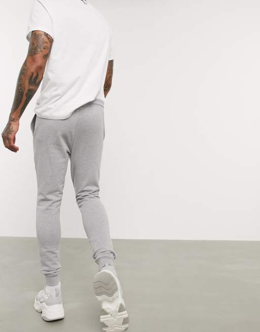 Asos grey skinny on sale joggers