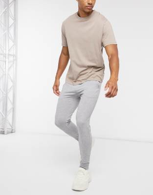 super skinny grey joggers