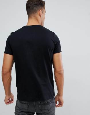 asos black t shirt mens