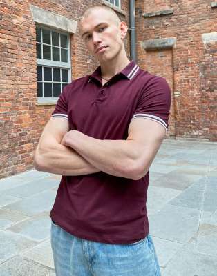 asos polo tops